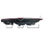 TYC 17-5596-00-9 Tail Light Assembly - Left Inner - view 6