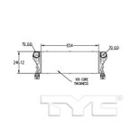 TYC 18030 Turbocharger Intercooler - view 2
