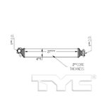 TYC 18061 Turbocharger Intercooler - view 6