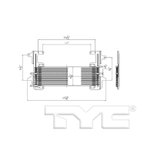 TYC 19051 Automatic Transmission Oil Cooler - view 8
