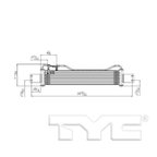 TYC 19072 Automatic Transmission Oil Cooler - Auxiliary - view 4