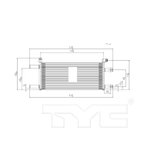 TYC 19076 Automatic Transmission Oil Cooler - view 5