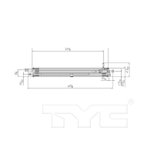 TYC 19077 Automatic Transmission Oil Cooler - Auxiliary - view 4