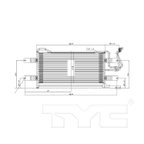 TYC 19086 Automatic Transmission Oil Cooler - view 2
