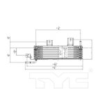 TYC 19096 Automatic Transmission Oil Cooler - view 5