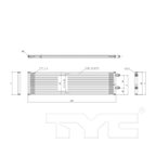TYC 19100 Automatic Transmission Oil Cooler - view 6