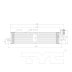 TYC 19128 Automatic Transmission Oil Cooler - view 4