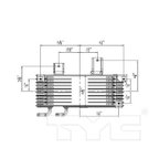 TYC 19133 Automatic Transmission Oil Cooler - view 6
