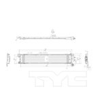 TYC 19142 Automatic Transmission Oil Cooler - view 4