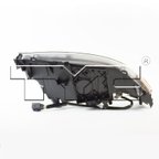 TYC 20-9082-90-9 Headlight Assembly - Left - view 6