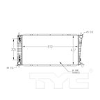 TYC 2257 Radiator - Front - view 6