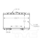 TYC 2346 Radiator - view 8