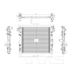 TYC 2957 Radiator - view 6