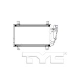 TYC 30002 A/C Condenser - view 2