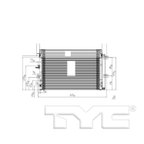 TYC 30005 A/C Condenser - view 8