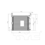 TYC 30020 A/C Condenser - view 6