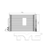 TYC 30026 A/C Condenser - view 4