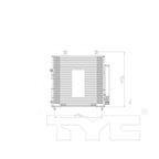 TYC 30050 A/C Condenser - view 6