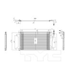 TYC 3390 A/C Condenser - view 6