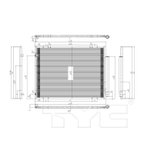 TYC 3585 A/C Condenser - view 6