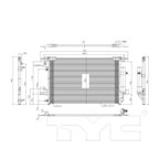 TYC 3747 A/C Condenser - view 6
