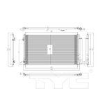 TYC 3766 A/C Condenser - view 6