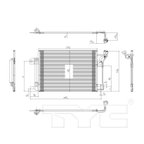 TYC 3773 A/C Condenser - view 4