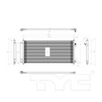 TYC 3783 A/C Condenser - view 6