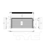 TYC 3787 A/C Condenser - view 5