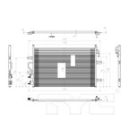 TYC 3788 A/C Condenser - view 6