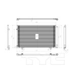 TYC 3869 A/C Condenser - view 6