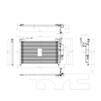 TYC 3891 A/C Condenser - view 6