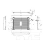 TYC 3895 A/C Condenser - view 4