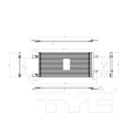 TYC 3937 A/C Condenser - view 6