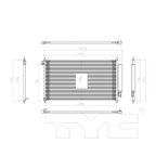 TYC 3965 A/C Condenser - view 6