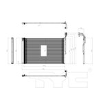 TYC 3992 A/C Condenser - view 5