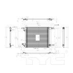 TYC 4055 A/C Condenser - view 6
