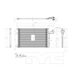 TYC 4084 A/C Condenser - view 4