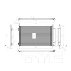 TYC 4102 A/C Condenser - view 6