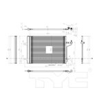 TYC 4106 A/C Condenser - view 4