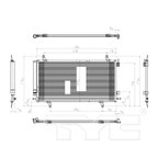 TYC 4119 A/C Condenser - view 8