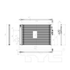 TYC 4120 A/C Condenser - view 4