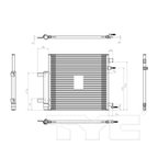 TYC 4184 A/C Condenser - view 6