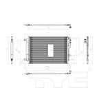TYC 4192 A/C Condenser - view 4