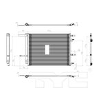 TYC 4214 A/C Condenser - view 6