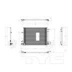 TYC 4222 A/C Condenser - view 4