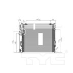TYC 4284 A/C Condenser - view 5