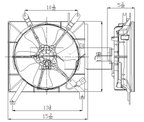 TYC 600040 Engine Cooling Fan Assembly - view 4