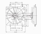 TYC 600060 Engine Cooling Fan Assembly - Left - view 5