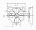 TYC 600080 Engine Cooling Fan Assembly - view 5